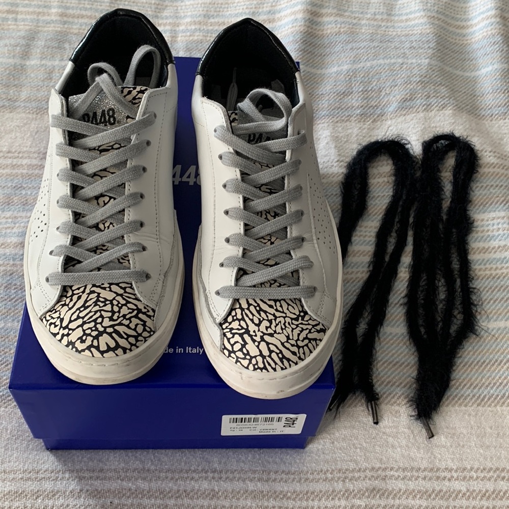 P448 The John Cement Sneakers Size 38 EUC